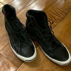 Jack Parcell leather Converse